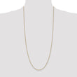 14K Gold Women's Polished Cable Chain with Lobster Clasp - 30