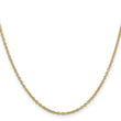 Sophia Jewelers 14K Gold 16-Inch Polished Cable Chain Necklace - 22