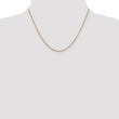 Sophia Jewelers 14K Gold 16-Inch Polished Cable Chain Necklace - 24
