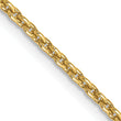 Sophia Jewelers 14K Gold 16-Inch Polished Cable Chain Necklace - 22