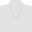 14K 14 inch 1.2mm Diamond-cut Beaded with Lobter Clasp Pendant Chain