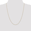 14K 14 inch 1.2mm Diamond-cut Beaded with Lobter Clasp Pendant Chain