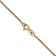 14K 16 inch 1.05mm Spiga with Spring Ring Clasp Chain