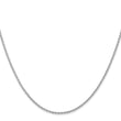 Sophia Jewelers 14K White Gold Polished Wheat Chain Necklace for Women - 14