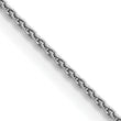 Sophia Jewelers 14K White Gold Polished Wheat Chain Necklace for Women - 14