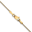 14K Gold Polished Wheat Chain Necklace with Lobster Clasp - 24