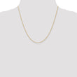 14K Gold Polished Wheat Chain Necklace with Lobster Clasp - 24