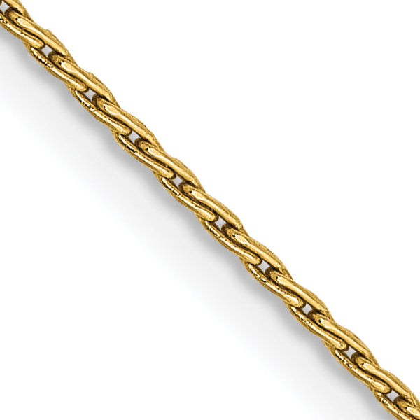 14K Gold Polished Wheat Chain Necklace with Lobster Clasp - 20