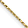 14K Gold Polished Wheat Chain Necklace with Lobster Clasp - 24