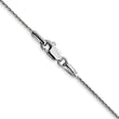 14K White Gold Polished Wheat Chain Necklace with Lobster Clasp Elegant - 24