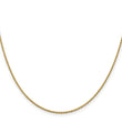 14K 16 inch 1.4mm Forzantine Cable with Lobster Clasp Chain