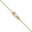 14K Gold Women's Diamond-Cut Cable Necklace with Polished Finish - 16
