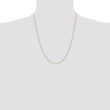14K Gold Women's Diamond-Cut Cable Necklace with Polished Finish - 14