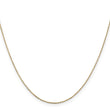 14K Gold Polished Diamond-Cut Cable Chain with Lobster Clasp - 30