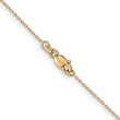 14K Gold Polished Diamond-Cut Cable Chain with Lobster Clasp - 30