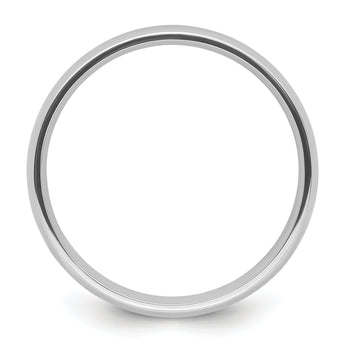 Platinum 5mm Lightweight Comfort-Fit Wedding Band Size 4