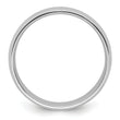 Platinum 6mm Lightweight Comfort-Fit Wedding Band Size 4