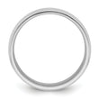 Platinum 8mm Lightweight Comfort-Fit Wedding Band Size 6