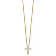 10k Diamond Cross 18 inch Necklace