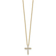 10k Diamond Cross 18 inch Necklace