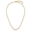 14K Lab Grown Diamond VS/SI GH, Graduated w/2 inch ext. Necklace