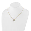 14K Lab Grown Diamond Heart 18 inch Necklace