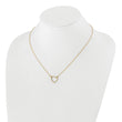 14K Lab Grown Diamond Heart Pendant Necklace