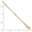 True Origin 14k 1/6 carat Lab Grown Diamond VS+ F+ Eight Station 8 inch Bracelet - Birthstone Company