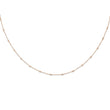 True Origin 14K Rose Gold 1/3 carat Lab Grown Diamond VS/SI  D E F  16 Station 16 Inch Necklace