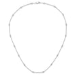 True Origin 14K White Gold 3/8 carat Lab Grown Diamond VS/SI  D E F  18 Station 18 Inch Necklace