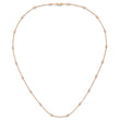 True Origin 14K Rose Gold 1/2 carat Lab Grown Diamond VS/SI  D E F  20 Station 20 Inch Necklace