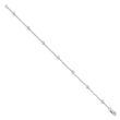 True Origin 14K White Gold 3/8 carat Lab Grown Diamond VS/SI  D E F  7 Station 7 Inch Bracelet