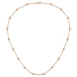 True Origin 14K Rose Gold 1 1/8 carat Lab Grown Diamond VS/SI  D E F  18 Station 18 Inch Necklace