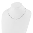 True Origin 14k White Gold 1 1/6 carat Lab Grown Diamond VS+ F+ Eighteen Station 18 inch Necklace - Birthstone Company
