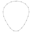 True Origin 14K White Gold 1 1/8 carat Lab Grown Diamond VS/SI  D E F  18 Station 18 Inch Necklace