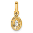 14k 1 carat Lab Grown Diamond VS+ F+ Oval Complete Halo Pendant - Birthstone Company