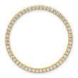 14k 1 carat Lab Grown Diamond VS+ F+ Complete Circle Chain Slide Pendant - Birthstone Company