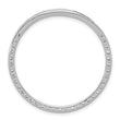 14k White Gold 1 1/2 carat Lab Grown Diamond VS/SI+ G+ Complete Circle Chain Slide Pendant - Birthstone Company