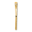 14k 2 carat Lab Grown Diamond VS/SI+ G+ Complete Circle Chain Slide Pendant - Birthstone Company
