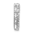 14k White Gold 1 carat Lab Grown Diamond VS/SI+ G+ Complete Heart Chain Slide Pendant - Birthstone Company