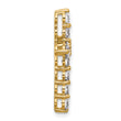 14k 1 1/2 carat Lab Grown Diamond VS/SI+ G+ Complete Cross Chain Slide Pendant - Birthstone Company
