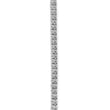 14k White Gold 11 5/8 carat Lab Grown Diamond VS/SI+ G+ Complete Round 20 inch Graduated Tennis Necklace - Birthstone Company