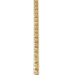 14k 11 5/8 carat Lab Grown Diamond VS+ F+ Complete Round 20 inch Graduated Tennis Necklace - Birthstone Company