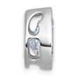 14k White Gold 2 1/2 carat Lab Grown Diamond VS+ F+ Pear Complete Bezel Set Solitaire Chain Slide Pendant - Birthstone Company