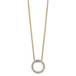 10k Diamond Circle 18 inch Necklace