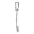 10k White Gold 1/2ct. Diamond Teardrop Pendant