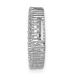 10k White Gold 3/8ct. Diamond Circle Chain Slide