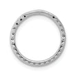 10k White Gold 1/4ct. Diamond Circle Chain Slide