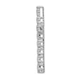 14K White Gold Lab Grown Diamond Latin Cross Pendant