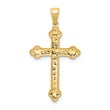 14K Lab Grown Diamond Cross Pendant